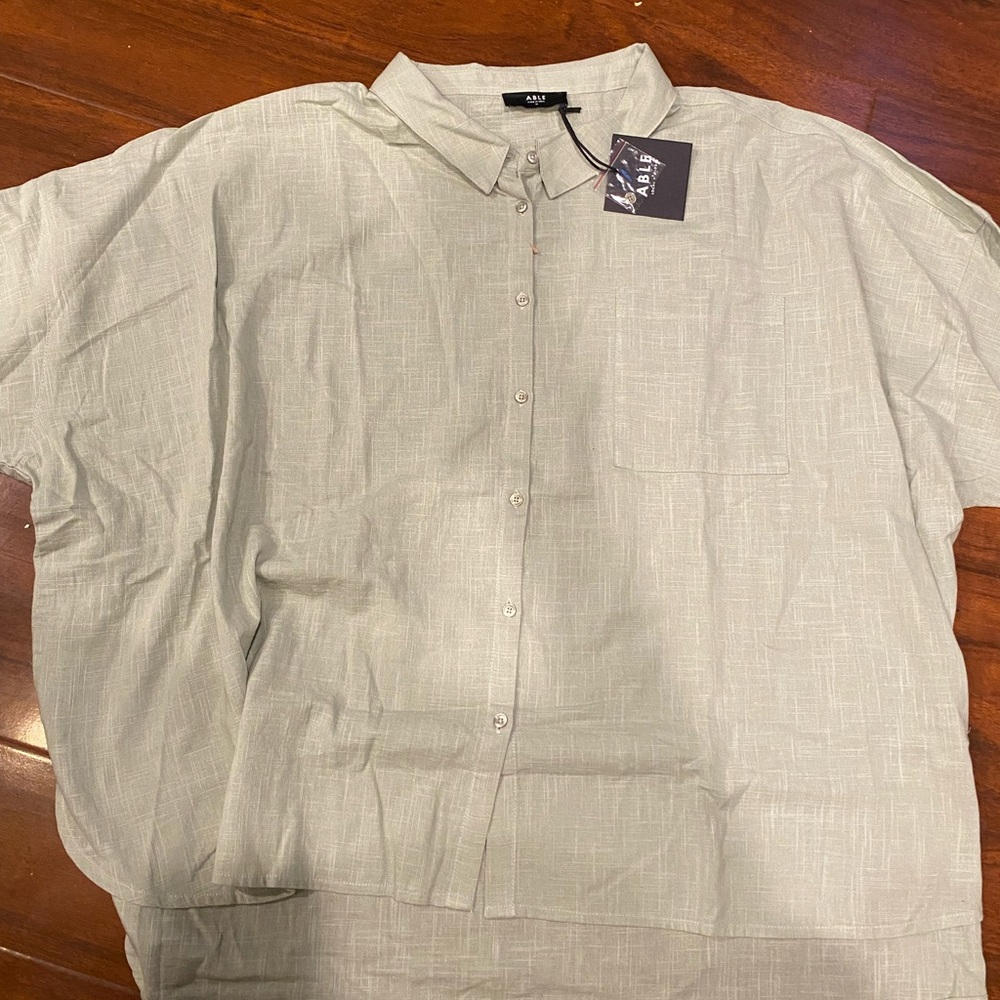 Jordan Short Sleeve Button Down| Able